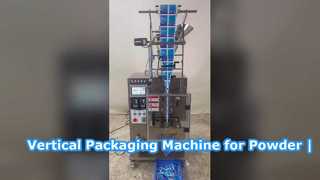 Pionowa maszyna do pakowania proszku z trójstronnym zgrzewaniem i dzieloną formą